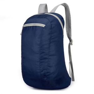 Sac à dos personnalisé léger, pliable, imperméable en polyester, avec fermeture éclair, poche intérieure, durable pour l'école, les voyages et les activités de plein air - Product Image 6