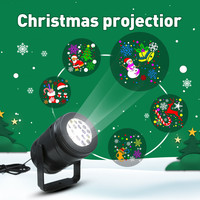Projecteur de lumière de Noël LED Lonvel, dernier modèle, avec motif flocon de neige, IP65, lampe de décoration de vacances pour extérieur