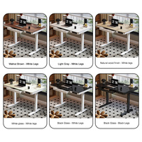 Bureau d'ordinateur électrique réglable en hauteur rétractable personnalisé pour le bureau à domicile avec compartiment de rangement de tiroir caché