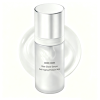 Sérum Visage Éclatant Hydratant au Collagène et aux Peptides, Protéine de Riz Lactée, Marque Privée