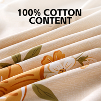 Vente en gros de draps de lit personnalisés en coton 100% - Ensemble de literie 4 pièces - Housse de couette - Taille King Size - Taille Queen Size - Taille Full - Super doux - Luxe