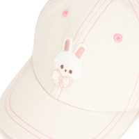 Muestra Gratis: Gorra de Béisbol Infantil de Algodón Ajustable, Diseño Lindo y Moderno, con Logotipo de Conejo Personalizado, para Deportes al Aire Libre, Pesca y Playa