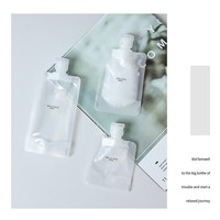 Nouveau distributeur de liquide Flip debout buse pochette sac pour animaux de compagnie pour liquide distribué lotion à lessive sachets de boisson avec bec