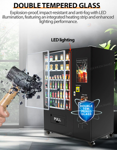 EU 24 Hour Smart Vending Machine Refrigerated Drinks Snacks Contactless Card SDK Enabled Cloud Integration for Office - Product Image 3