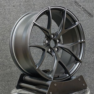 Rueda Cóncava Ligera Forjada T6061, Color Negro Satinado, 5x114.3 5x112 5x130 para Lamborghini, <span class=keywords><strong>Corvette</strong></span>, Tesla, <span class=keywords><strong>Shelby</strong></span>, Porsche, BMW - Product Image 1
