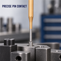 HEHE Ensemble de six ciseaux dorés de qualité industrielle professionnelle avec manches en acier pour kit d'outils manuels de bricolage pour le travail du bois