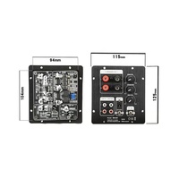Untuk Amplifier Profesional 2.1 Subwoofer TPA3118 30W*2 +60W dengan Output 2.0 Independen