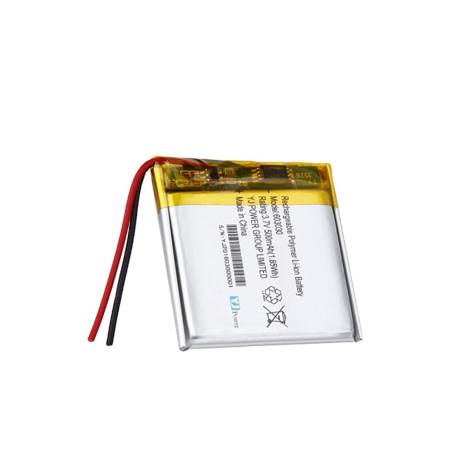 Lithium Ion Battery 603030 3.7V 500mAh Lithium Polymer Battery for Smart Watch