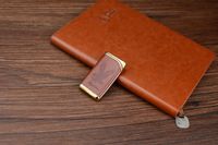 Briquet créatif en métal en cuir 201, idéal pour les cadeaux d'hôtels et de vignobles