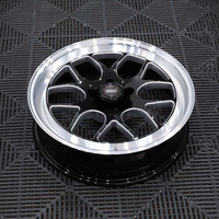 Jantes forgées Drag Front Runner 17x5 18x5 5x115 5x120 Noir brillant à rayons fendus usinés pour Charger Camaro, jantes de course Weld Skinny
