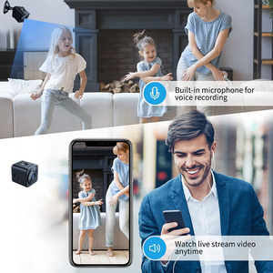 Mini caméra de sécurité AS02, protection, micro webcam, moniteur bébé, application, 1080P HD, voix, sans fil, mini caméscope IP, nouveau - Product Image 4