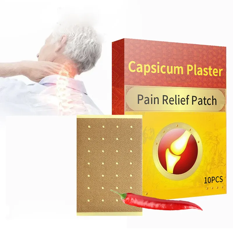 Nuovi prodotti di qualità 10 pezzi di cerotto per il dolore di qualità del dolore per alleviare il peperoncino capsicum