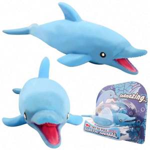 Juguetes Novedosos 2023, Juguetes Blandos Personalizados de Tiburón, Ballena y Gusano, Set Antiestrés y Antiansiedad para Niños, Squishies 2024 - Product Image 1