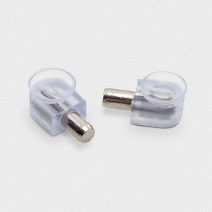 Glass Shelf Support <b>Bracket</b> With Suction Cup <b>Plastic</b> Easy Installation Hardware Accessories For Wardrobe Cabinets Movable - Product Image 1
