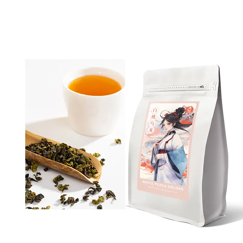 500g usine directe en gros de haute qualité chine thé oolong pêche blanche thé oolong thé à bulles