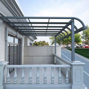 Toldo de aluminio a prueba de viento <span class=keywords><strong>para</strong></span> terraza, cubierta <span class=keywords><strong>para</strong></span> Patio, toldo <span class=keywords><strong>para</strong></span> lluvia con techo de <span class=keywords><strong>policarbonato</strong></span> - Product Image 6