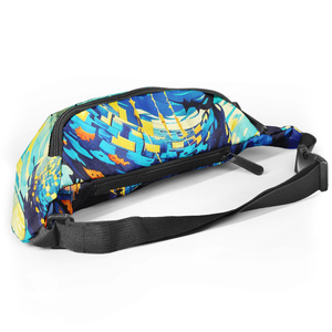 Nuevo bolso de cintura Simple deportes de ocio hombres pecho correr diario cinturón ajustable personalizado <span class=keywords><strong>Anime</strong></span> impreso Logo <span class=keywords><strong>riñonera</strong></span> para mujeres - Product Image 4
