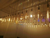 Ampoule à filament LED surdimensionnée décorative A160 à angle de faisceau de 360 degrés, E26/E27/B22, AC/DC, verre, utilisation en entrepôt, certifiée RoHS
