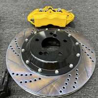 Kit de Freinage Avant/Arrière 4 Pistons Vraje Caliper Vert Néon avec Garantie de 3 Ans pour G37 Disque de Frein 380mm Ajustement Personnalisé
