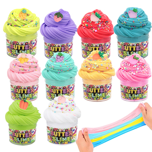 12 Pcs Clay <b>Slime</b> DIY Modeling Stress Relief Toys Fluffy Cloud <b>Slime</b> Butter DIY Making Kit <b>Slime</b> - Product Image 5