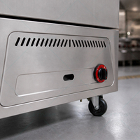 Ruitai 8-bakjes SUS304/SS201 LPG/NG rijststoompan CE-gecertificeerd, met optionele handgreep & timer voor kantine/hotel/catering