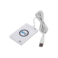 휴대용 13.56MHZ RFID ISO14443 USB 비접촉식 NFC 카드 리더 ACR122U