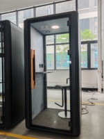 Cabine acoustique mobile insonorisée, chambre insonorisée, taille personnalisée pour espace de travail indépendant en intérieur