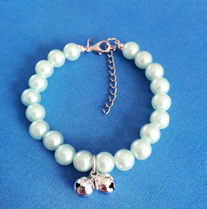 Stock de fábrica de alta calidad mariposa nudo perla perro Collar mascota collar accesorios para gato perro - Product Image 6