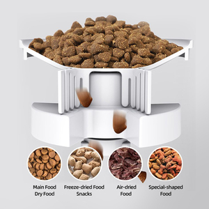 Distributeur automatique intelligent de nourriture pour animaux de compagnie 2025 avec contrôle Wi-Fi, gamelle connectée pour <span class=keywords><strong>chien</strong></span> avec distributeur de nourriture sèche quantifiée et programmable, en acier inoxydable pour chiens et chats - Product Image 6