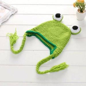Gorros de Punto para Niños, Gorros de Felpa Cálidos de Invierno con Diseño de Rana Hechos a Mano al por Mayor - Product Image 6