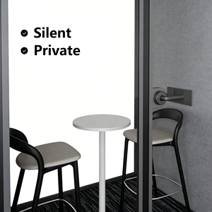 Cabina Acústica Moderna de Aluminio <span class=keywords><strong>para</strong></span> Reuniones, Cabina de Oficina Portátil Insonorizada, Cabina de Grabación <span class=keywords><strong>para</strong></span> Oficina, Hotel, Apartamento - Product Image 3