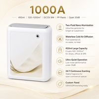 Diffuseurs d'huiles essentielles pures Koeazy, diffuseurs d'arômes automatiques à air froid, petits, portables, sans eau, électriques, contrôlés par application, pour la maison