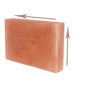 Bloque de Sal, Cristal de Sal, Losas de Sal Natural, Azulejos Rosados, Sal del Himalaya para Cocinar, con Soporte Metálico, 30*20*5cm - Product Image 1