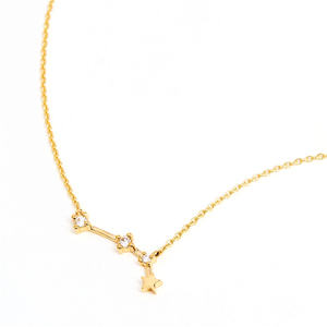 Collar de Plata de Ley S925 con Estrella y Diamantes para Mujer, Marca CANNER, Regalo de Cumpleaños - Product Image 1