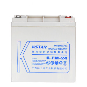 Batterie au plomb scellée KSTAR 6-FM-24 12V 24Ah sans entretien pour stockage d'énergie - Product Image 2