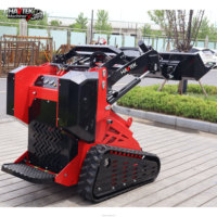 Spedizione gratuita Mini Skid Steer Loader Forest Mulcher HAVTEK Mini Cargo Skid Steer attacco caricatore Mini Skid Steer Loader