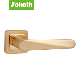 Poignées <span class=keywords><strong>de</strong></span> <span class=keywords><strong>porte</strong></span> en alliage d'aluminium <span class=keywords><strong>de</strong></span> conception européenne à levier, très vendues, pour portes intérieures en bois - Product Image 2