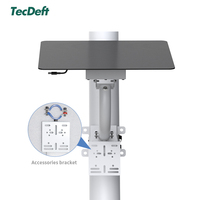 Panneau solaire monocristallin TecDeft 12V/5V 20W 30Ah MPPT pour caméra CCTV, chargeur USB extérieur, étanche IP65, batterie Lifepo4, ODM
