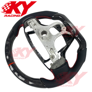Volante de Coche de Estilo Deportivo Personalizado en Fibra de Carbono y Cuero Genuino para Cadillac ATS-V ATS CTS CTS-V CT4 CT5 CT6 XT6 Coupé - Product Image 3