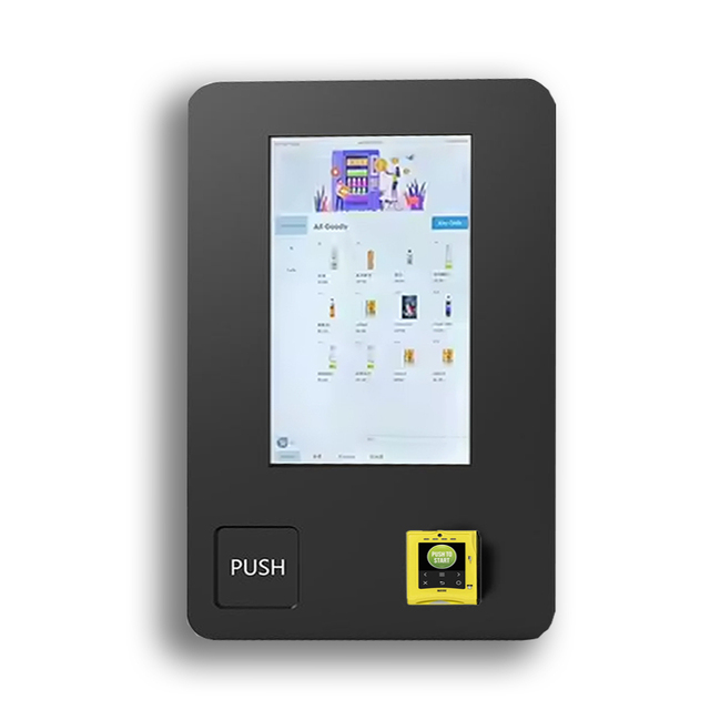 21.5 Inch Touch Wall Mounted Metal Vending Machine with SDK Smart Self-Service Tobacco Digital ID Card Reader Age Verification