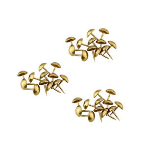 Chiodi Decorativi Personalizzati in Acciaio Dorato per Tappezzeria, Puntine Rotonde per <span class=keywords><strong>Mobili</strong></span>, Divani e Testiere - Product Image 5