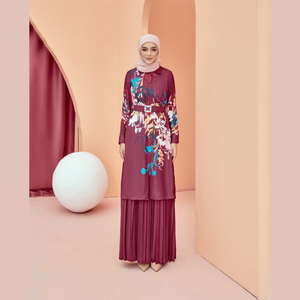 2023 Sipo Eid ชุดฮิญาบอิสลามสำหรับผู้หญิงชุดฮิญาบอิสลามมาเลย์เซีย - Product Image 1