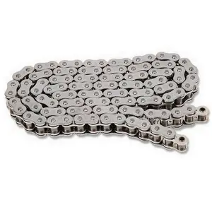 Stainless Steel Motorcycle Simplex 428 428H Motorcycle Roller Chain with Attachments