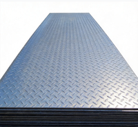 Tôle à motif diamanté antidérapante en acier au carbone laminé à chaud SS400 Q235B Q355 pour revêtements de sol industriels