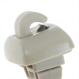 Clips para Parasol de Audi 4B0857562 4B0857563, Gris Beige, Plástico, Montaje en Techo, Fácil Instalación - Product Image 2