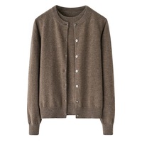 Vente chaude de haute qualité personnalisable chaud doux basique cachemire 2 pièces ensemble Cardigan pull et gilet pull pour l'hiver