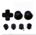 Metal Analog Sticks Caps <span class=keywords><strong>Mushroom</strong></span> Cap Dpad ABXY Botones para PS5 Controller Stick Repair Kits - Product Image 6