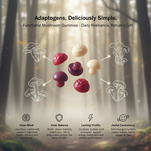 ลูว์วิต้า 12 ซุปเปอร์ฟู้ดส์ ผสมเห็ดชากาและเห็ดไลออนส์เมน แบบกัมมี่ สำหรับดูแลสุขภาพผู้ใหญ่-60 เม็ด เสริมภูมิคุ้มกัน ไม่มีสารกันบูด - Product Image 3