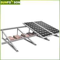Système de fixation de panneaux solaires industriels sur toiture avec support en alliage d'aluminium certifié CE Garantie de 10 ans