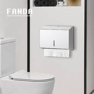 FANDA DISTRIBUTEUR DE SERVIETTE EN PAQUET UNIQUE EN ACIER INOXYDABLE DE CALIBRE 22 POUR SALLE DE BAIN COMMERCIALE FABRIQUÉ À TAIWAN - Product Image 1
